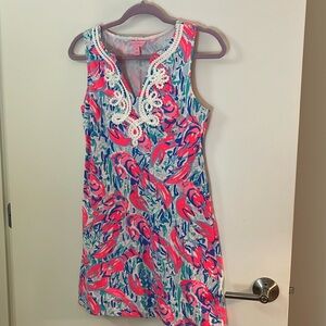 Lilly Pulitzer lobster print shift dress